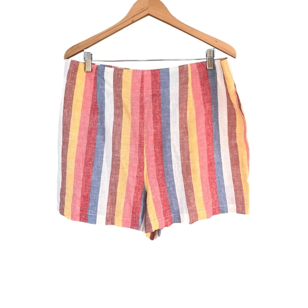 Versona Red and Blue Bermudas Striking Summer Shorts